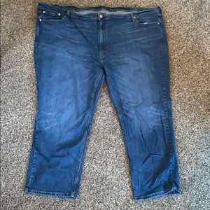 Levi Strauss men’s big and tall jeans.